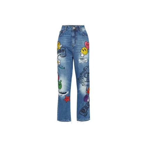 PHILIPP PLEIN Синие Женские Джинсы