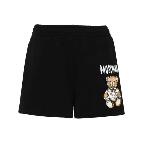 MOSCHINO Черные Женские Повседневные Шорты
