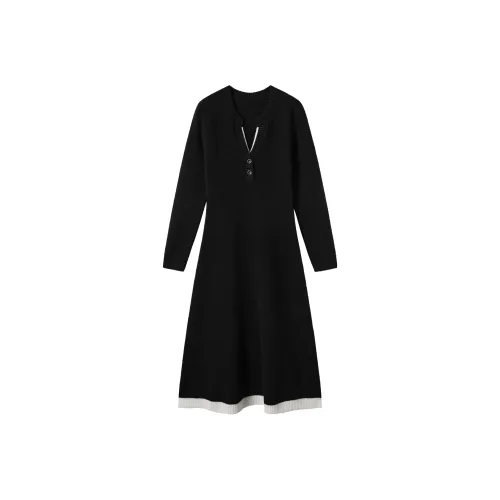 DIALOGUE Длинное Платье с рукавами Женское