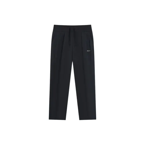 XTEP Вязаные спортивные брюки женские глубокий черный