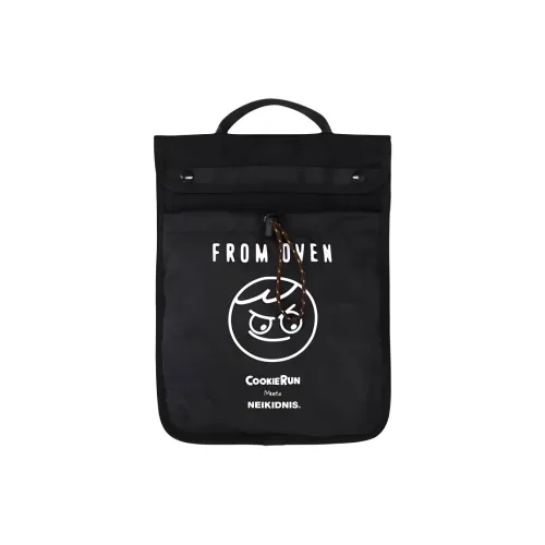 NEIKIDNIS COOKIERUN Коллаборация Нейлоновая Сумка Унисекс Черная