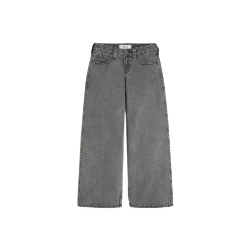 Hollister Джинсы Женские Вымытые Черные