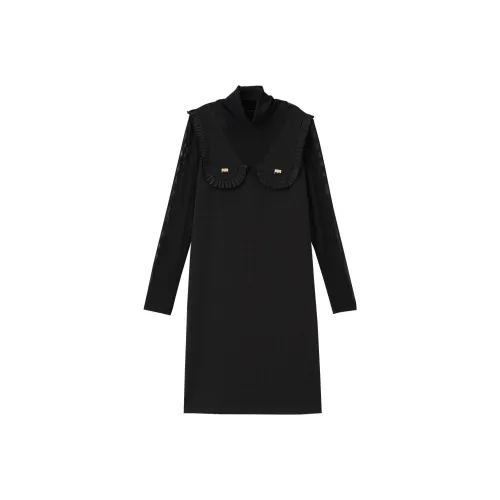 OUNIXUE Женские Длинные Платья с Рукавами