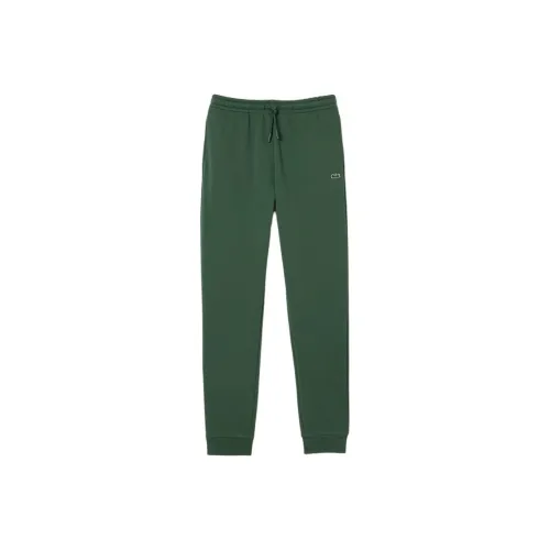 LACOSTE Вязаные тренировочные брюки женские темно-зеленый