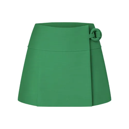 LOUIS VUITTON Новые ежеквартальные продукты LV Зеленые Женские Повседневные короткие юбки