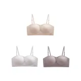 3-Пачка-Розовая кожаная+Небесно-серый+Кофе