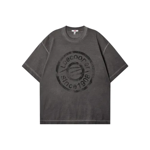 Lee Cooper Выцветший Черный Мужской T-Рубашки