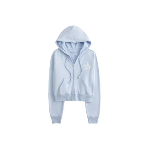 Hollister Серо-голубые Женские Куртки