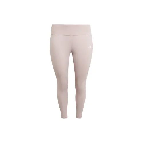 Adidas Optime Full Length Leggings Плюс Размер Леггинсы Женские Светло-Розовые