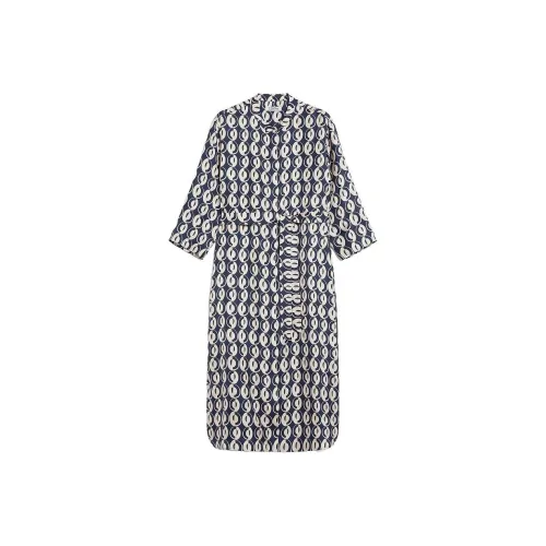 WEEKEND MaxMara Многоцветные Женские Длинные Платья с Рукавами