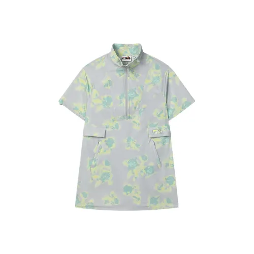 FILA ORIGINALE Rosemary Серый GY Женские Короткие Платья с Рукавами