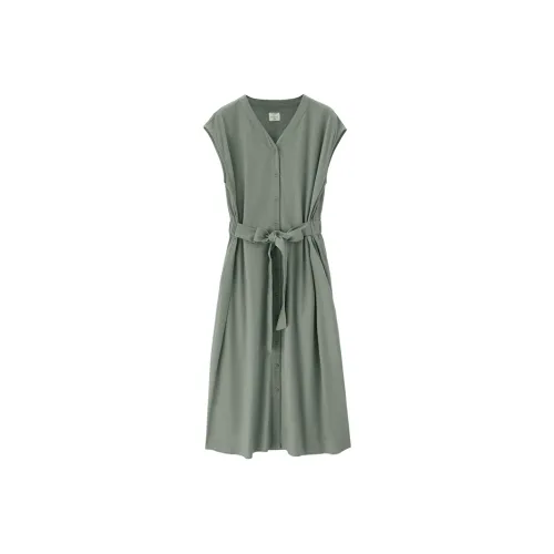 Giordano Короткий рукав Платье Женское