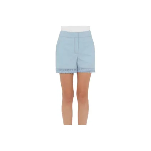 MOSCHINO Повседневные шорты женские синий