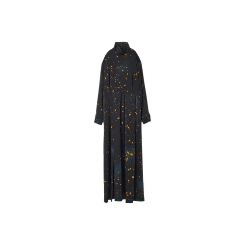08 SIRCUS Black Женские Длинные Рукава Платья