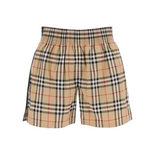 Burberry Повседневные шорты Женские Бежевые