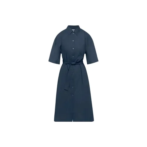 ARITZIA Синий Женские Короткие Платья с Рукавами