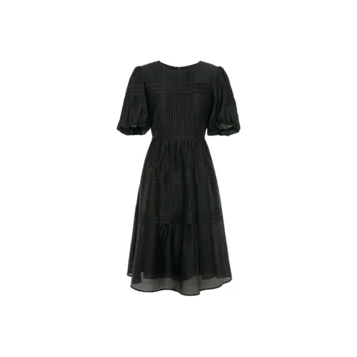 XG Black Женские Короткие Платья с Рукавами