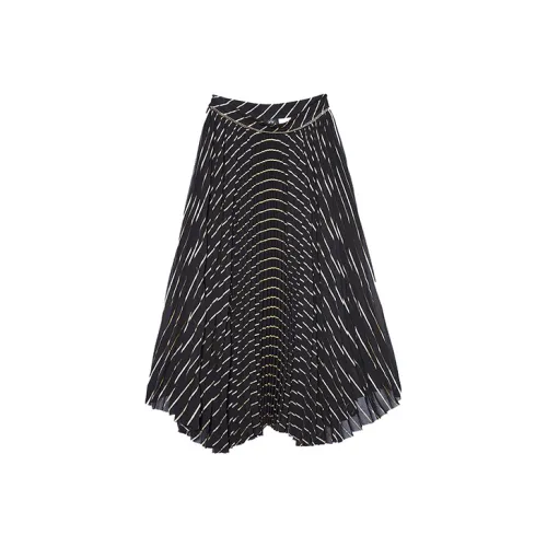 TCH Черная основа с золотым логотипом Женские Повседневные длинные юбки