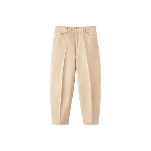 TOTEME Промытые Бежевые Женские Джинсы