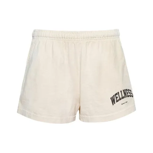 SPORTY RICH Повседневные шорты Женские Кремовый