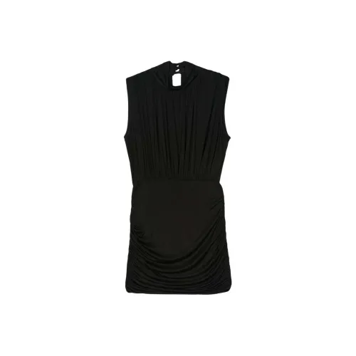 Semicouture Черные Женские Платья без рукавов
