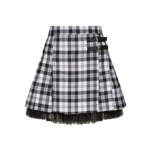 RED VALENTINO Черная Женская Повседневная Короткая Юбка