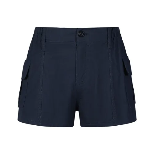 Wen Shan Повседневные шорты женские темно-синие