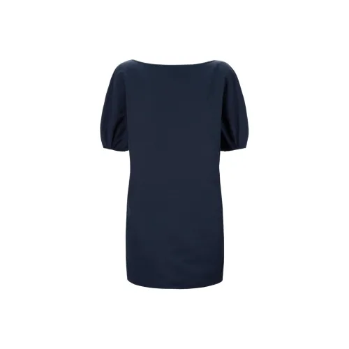 Staud Короткий рукав Платье Женское Морской синий
