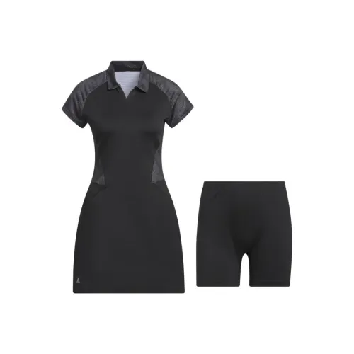 Adidas Ultimate365 Женские Короткие Платья с Длинными Рукавами