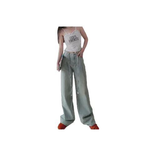 Seven Up And Nine Down Джинсы Женские Светло-Синий