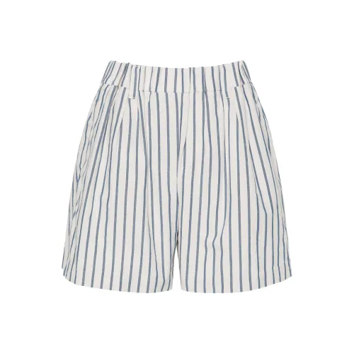 BRUNELLO CUCINELLI Повседневные шорты Женские Синий Белый