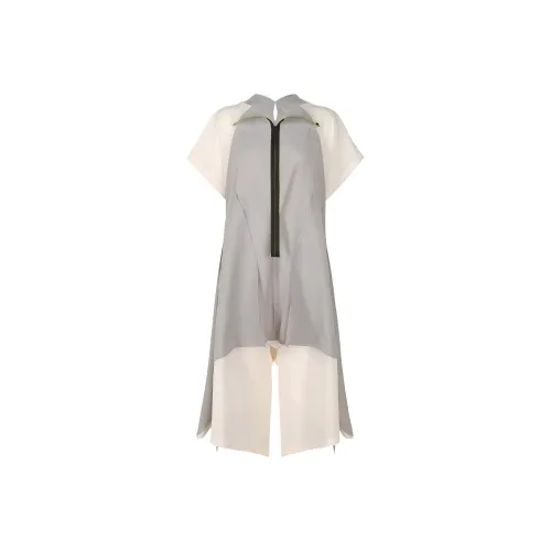 ISSEY MIYAKE Серый белый Женские Комбинезоны