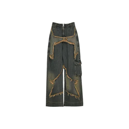 MYMIX Темно-синие Женские Джинсы