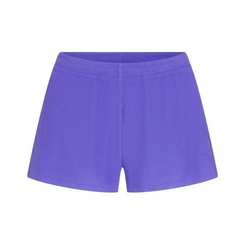 SKIMS Мягкий Lounge Loose Короткий Повседневный Шорты Женские Танзанит Танзанит