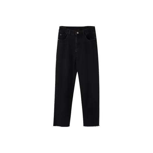 YUMOMO STAR Деним Черные Женские Джинсы