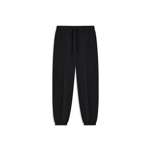 XTEP Little C Pants Глубокий черный Женские Вязаные Тренировочные брюки
