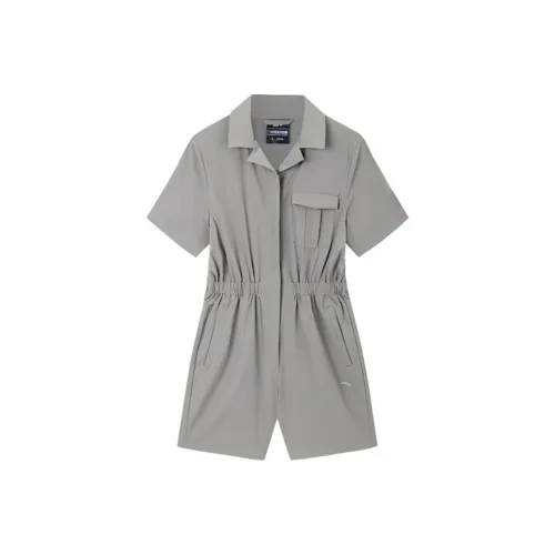 ANTA x GUOJIADILI Коллаборация Outdoor Collection Комбинезон Женский Глубокий Зеленый