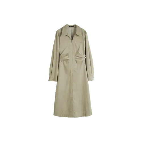 ELLE Длинное платье с длинными рукавами женское