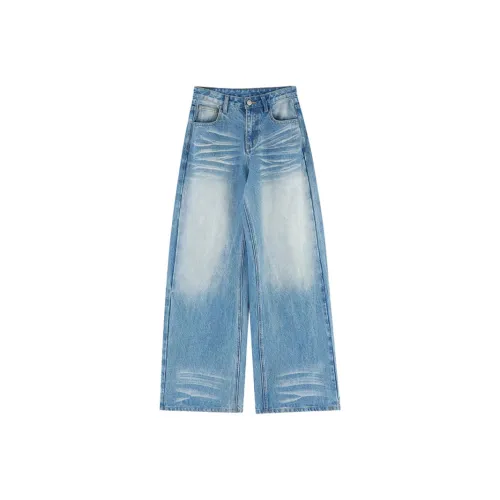 MO VOICE Синие Женские Джинсы