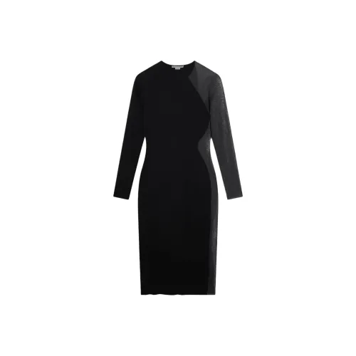 STELLA MCCARTNEY Black Женские Длинные Платья с Рукавами