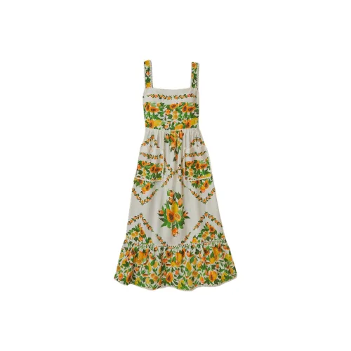 FARM Rio SS24 Slip Платье Женское Экрю