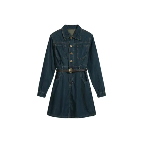 NFV Женские платья с длинным рукавом