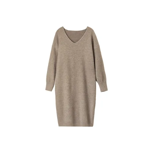 SENTUBILA Длинное платье с длинными рукавами женское