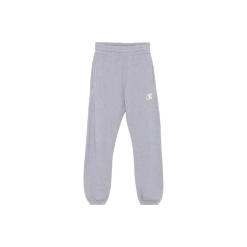 Off Белые Вязаные Спортивные Штаны Женские Фотиния Серый