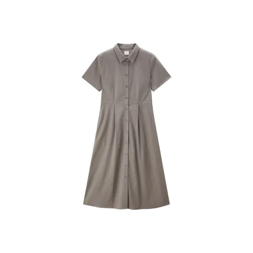 Giordano Короткий рукав Платье Женское