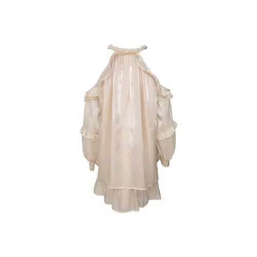 SUNSUNTOWN Длинное платье с длинными рукавами женское