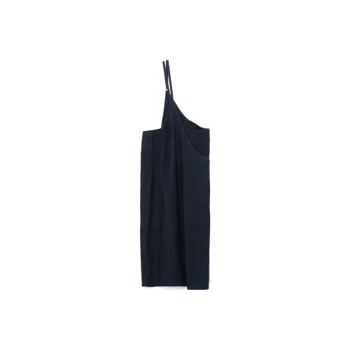 Yohji Yamamoto Индиго Женские Слиплатья