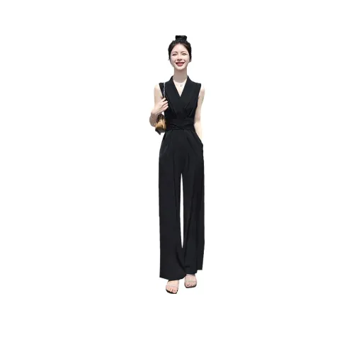 Cypress House Комбинезон Женский Черный