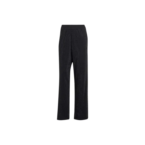 Adidas Originals Atlanta Rhinestone С принтом Вязаные Спортивные штаны Женские Черные