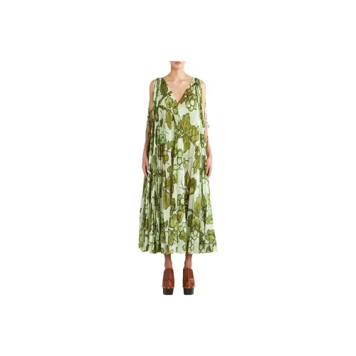 ETRO Зеленые Женские Платья без рукавов
